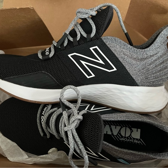 New Balance Shoes - New Balance Charcoal and Black Athletic Shoes